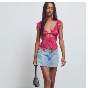 Urban Outfitters Pink Blouse